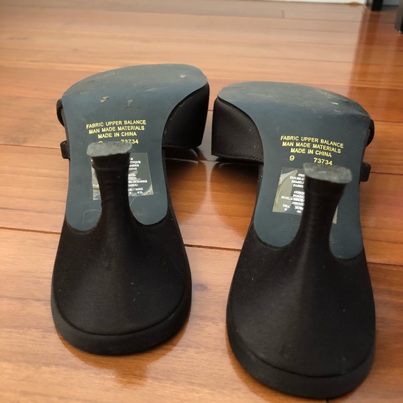 Satin Brown Pump Dressy Spring Trendy Sz 9 - Picture 5 of 5